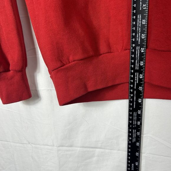 Vintage Jerzees Blank Sweatshirt Mens‎ Size XL Red Made in USA Crew Neck - Picture 3 of 7
